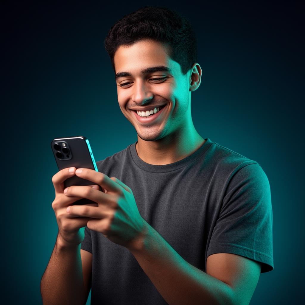 Cliente Si5 Fibra usando a internet no celular